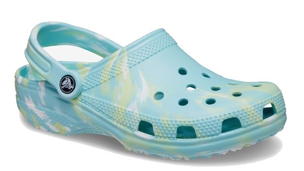 CROCS CLASSIC MARBLED CLOG-PURE WATER